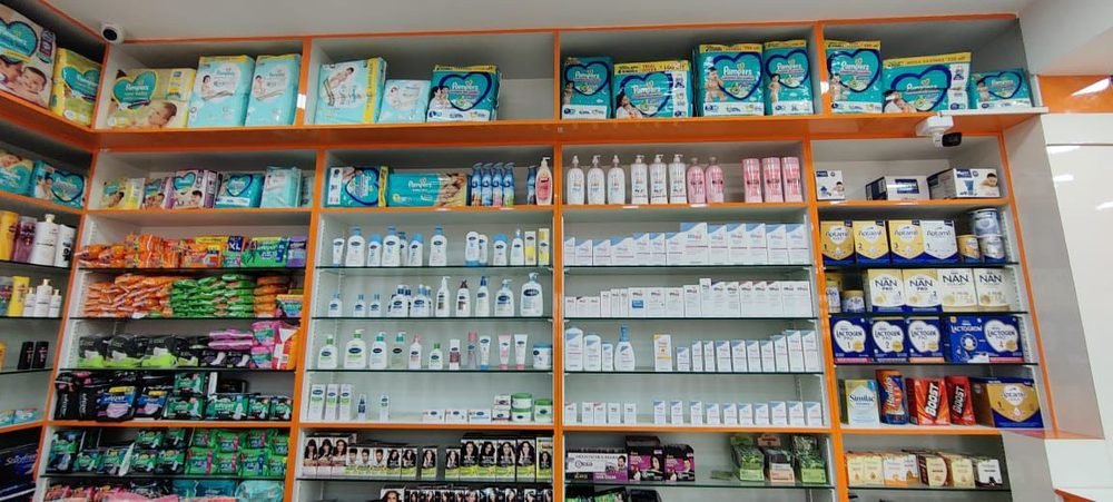 Baby care and personal care section